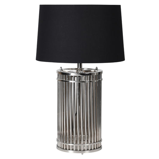 COACH NICKEL TABLE LAMP