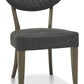MARLAY UPH CHAIR - DARK GREY FABRIC