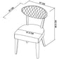 MARLAY UPH CHAIR - DARK GREY FABRIC