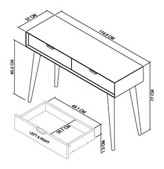 ODENSE CONSOLE TABLE WITH DRAWERS