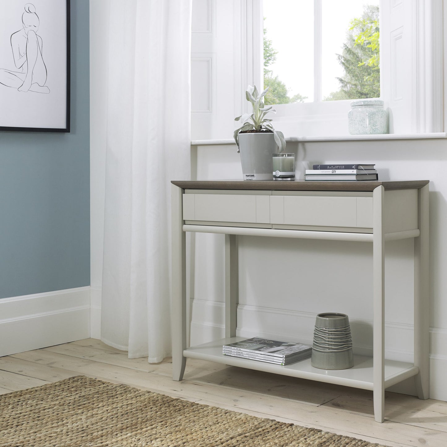 ODENSE CONSOLE TABLE WITH DRAWERS