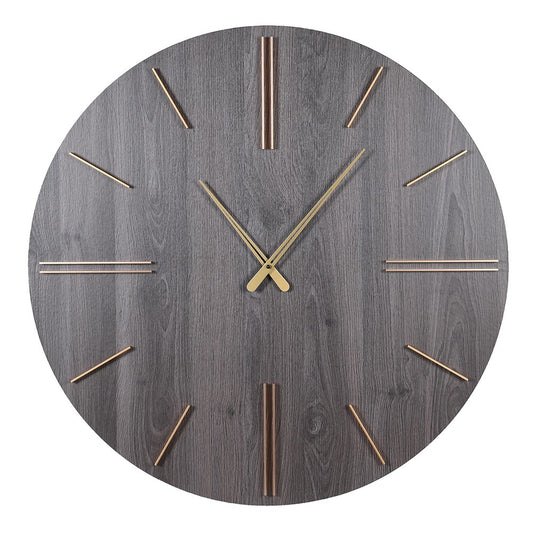 HOLLY SMOKED TIMBER CLOCK