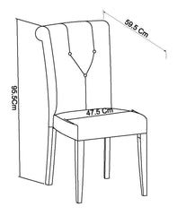 PHUKET UPHOLSTERED FABRIC CHAIR