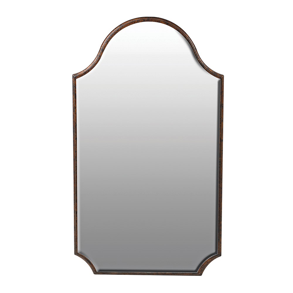 ANTIQUE FRAMLESS MIRROR