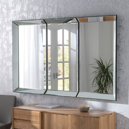 GENEVA 3 PANEL MIRROR SET