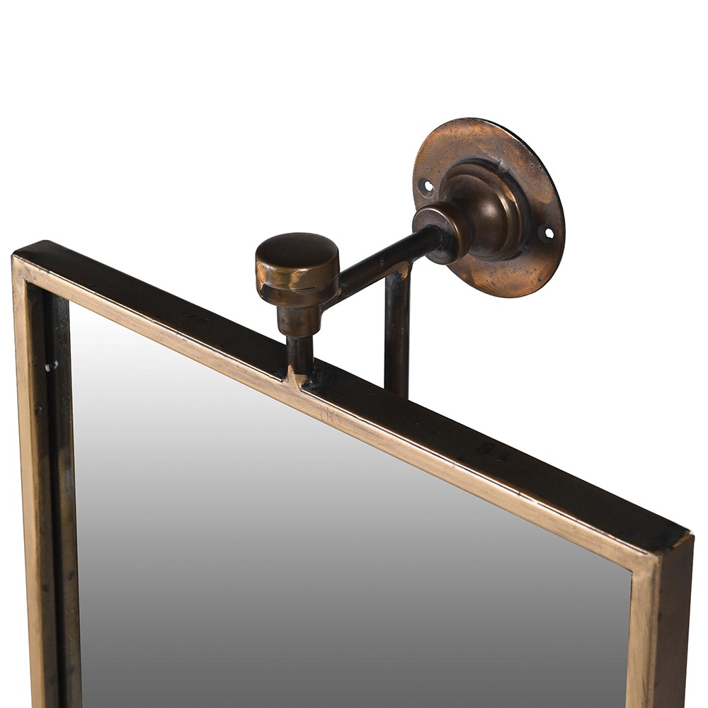 GOLDEN SWIVEL MIRROR