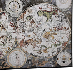 ZODIAC FRAMED MAP