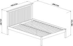 ODIN 150CM LOW FOOT BEDSTEAD