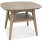ODENSE LAMP TABLE WITH SHELF