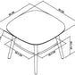 ODENSE LAMP TABLE WITH SHELF