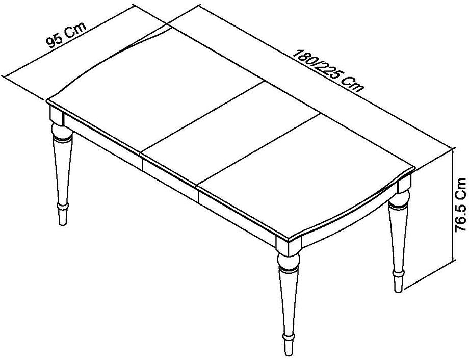 PHUKET 6-8 EXTENSION DINING TABLE