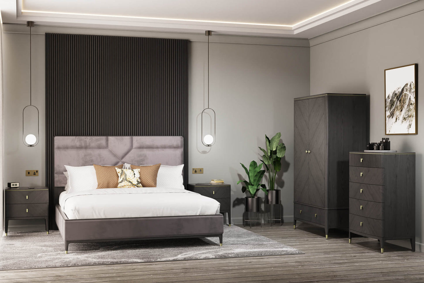 ROMA 6FT BEDFRAME EBONY
