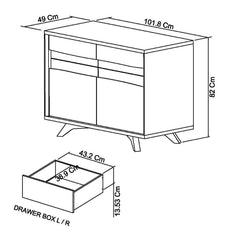 BENNETT NARROW SIDEBOARD