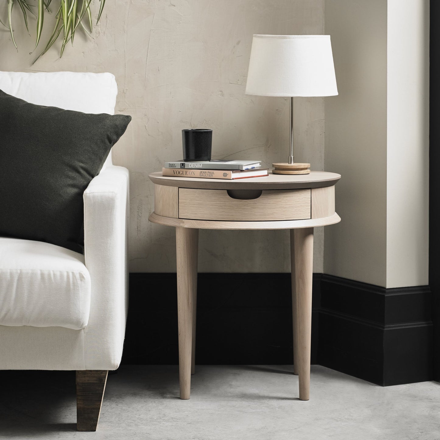 ODENSE LAMP TABLE WITH DRAWER