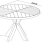 MARLAY CIRCULAR DINING TABLE