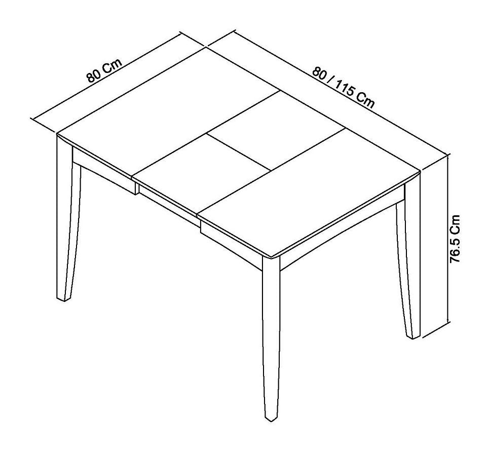 JOSHUA 2-4 EXTENSION DINING TABLE