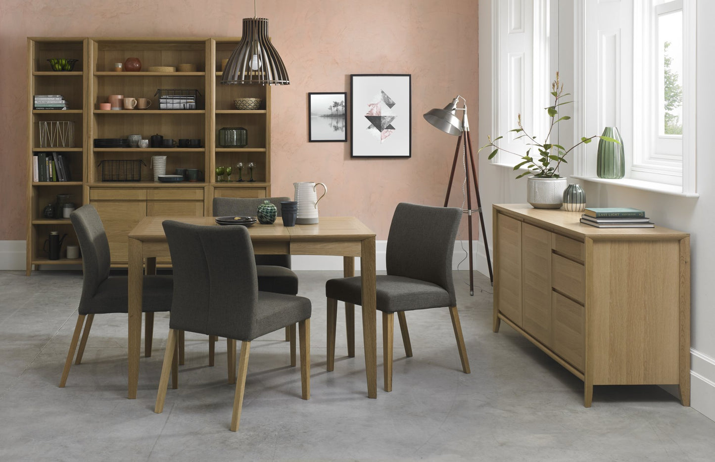 JOSHUA 2-4 EXTENSION DINING TABLE