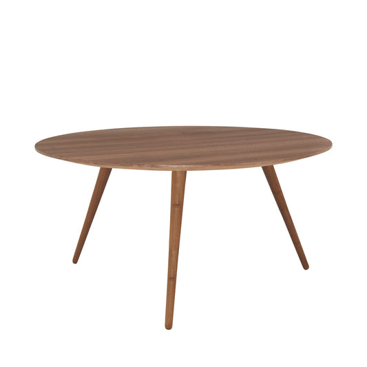 STICK 90CM COFFEE TABLE WALNUT OIL LEGS