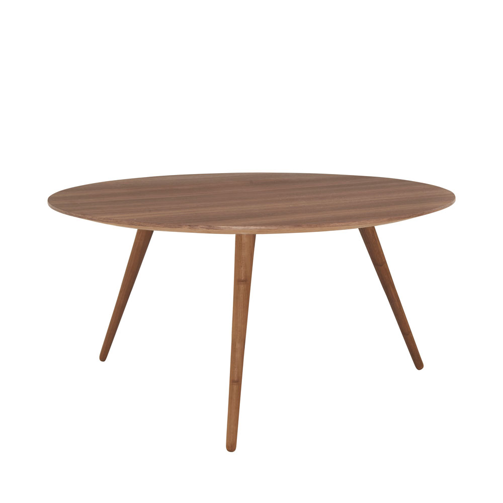 STICK 90CM COFFEE TABLE WALNUT OIL LEGS