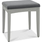 GUIA STOOL GUNMETAL FABRIC