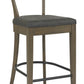 MARLAY BARSTOOL - DARK GREY FABRIC