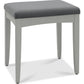 GUIA STOOL GUNMETAL FABRIC