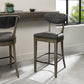 MARLAY BARSTOOL - DARK GREY FABRIC