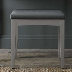 GUIA STOOL GUNMETAL FABRIC