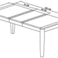 LEONA 4-6 EXTENSION DINING TABLE