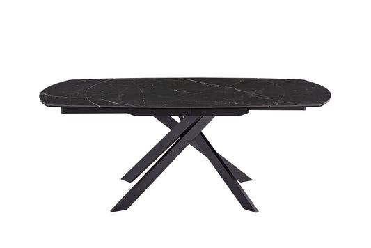 TEXAS 130CM EXTENDING TABLE SLATE MARBLE