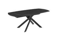 TEXAS 130CM EXTENDING TABLE SLATE MARBLE