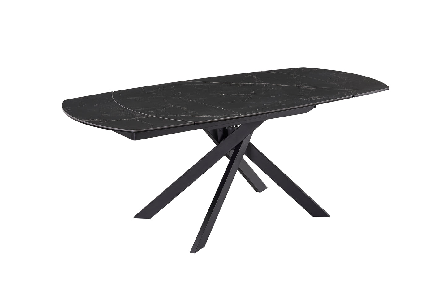 TEXAS 130CM EXTENDING TABLE SLATE MARBLE