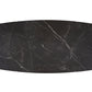 TEXAS 130CM EXTENDING TABLE SLATE MARBLE