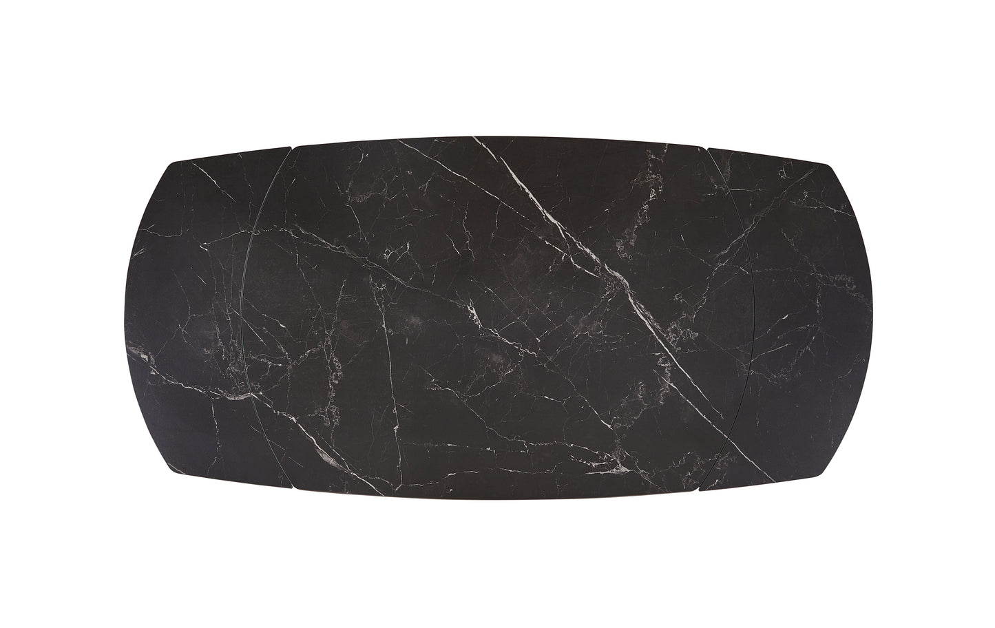TEXAS 130CM EXTENDING TABLE SLATE MARBLE
