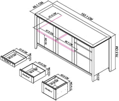 JOSHUA WIDE SIDEBOARD