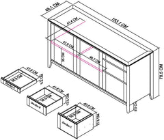 JOSHUA WIDE SIDEBOARD