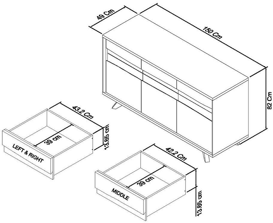BENNETT WIDE SIDEBOARD