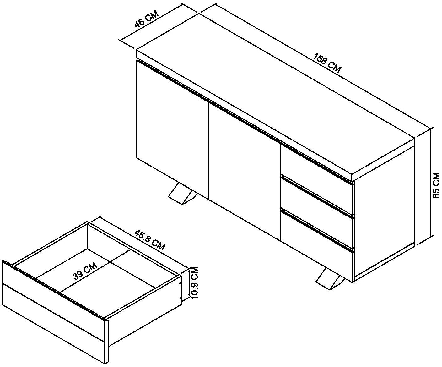 MARLAY WIDE SIDEBOARD