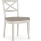 PHUKET X BACK CHAIR PEBBLE GREY FABRIC SEAT