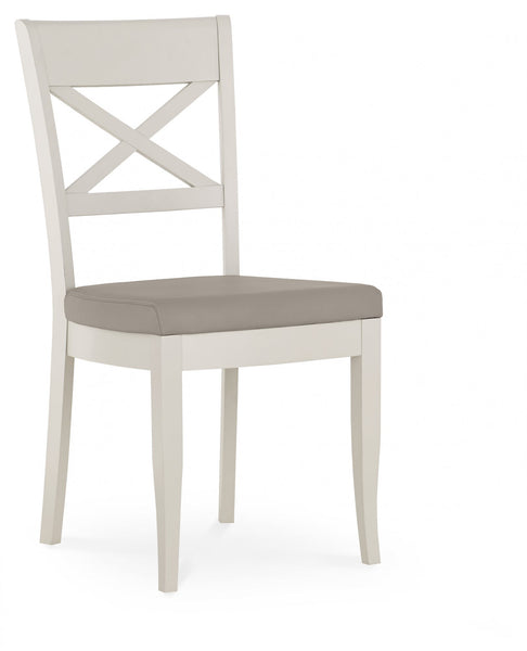PHUKET X BACK CHAIR PEBBLE GREY FABRIC SEAT