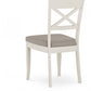 PHUKET X BACK CHAIR PEBBLE GREY FABRIC SEAT
