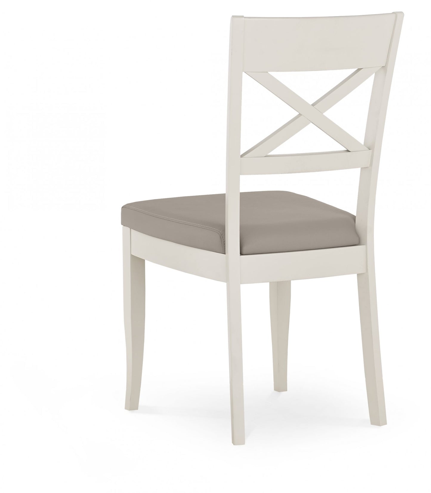 PHUKET X BACK CHAIR PEBBLE GREY FABRIC SEAT