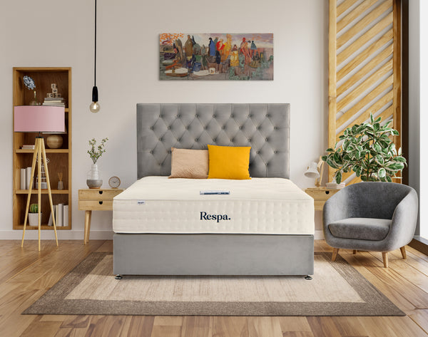 CROWN 4'6 MATTRESS WITH RESPA BASE NO DRAWERS
