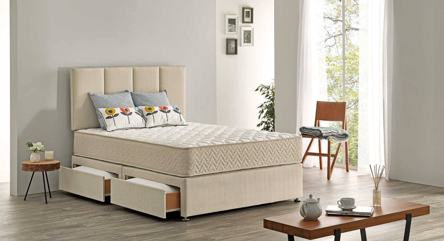 RESPA DIVAN BASE 4FT6 BASE PLATFORM TOP WITH 2 DRAWERS