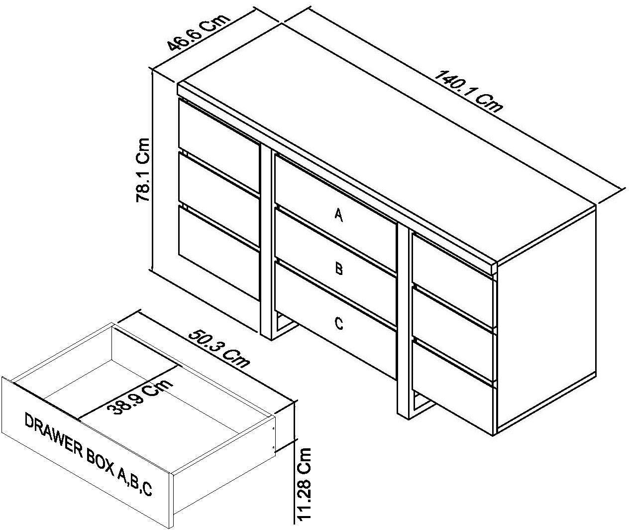 MUNICH NARROW SIDEBOARD